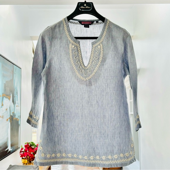 Vineyard Vines Linen Tunic - Picture 1 of 4